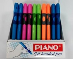 Ручка Piano PT-251-L ЛЕВАЯ 1шт для выработки каллиграфии шариковая масляная синяя купить в Украине