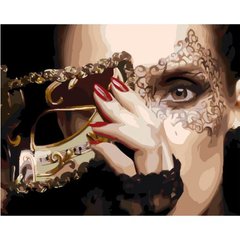 [0214] Картина по номерах 0214 ОРТ Золота маска 40*50 купити в Україні