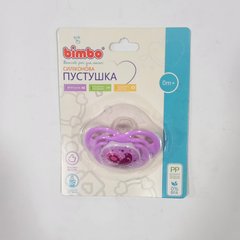 Пустышка силиконовая 0+ 43890 Bimbo, на листе (6900067438904) Фиолетовый купить в Украине