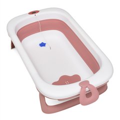 Ванночка ME 1106 T-CONTROL Pink (1шт) дитяча, з термометром, силікон, складана, 87-51-23, рожевий купити в Україні