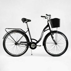 Велосипед міський Corso «FORTUNA» 28`` FR-6788 (1) одношвидкісний, сталева рама 20``, корзина, багажник купить в Украине