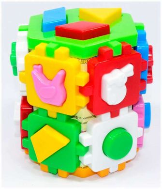 Куб "Розумний малюк Конструктор 17×14×14 см ТехноК" 2001 купить в Украине