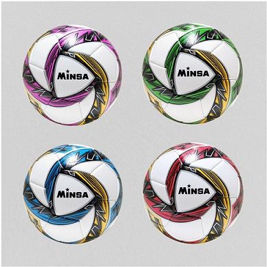 Мяч футбольный MS 3461 (30шт) размер 5, TPE, 400-420г, 4цвета, в кульке купить в Украине