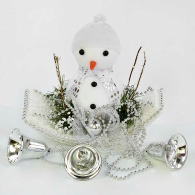 Декоративная новогодняя композиция C 30560 (80) Снеговик купить в Украине