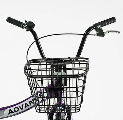 Велосипед 2-х колісний складаний 24" AD-24198 "CORSO Advance" рама 14", кошик, багажник (6800065241981) купити в Україні