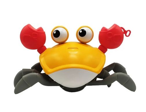 Заводная игрушка "Cute crab" QC03Y, в коробке (6920109158331) Оранжевый купити в Україні