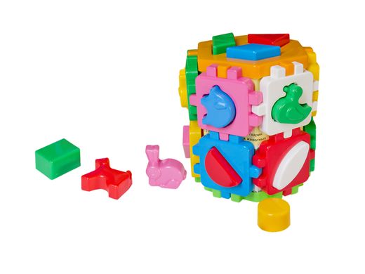 Куб "Розумний малюк Конструктор 17×14×14 см ТехноК" 2001 купить в Украине