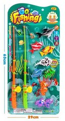 Рыбалка магнитная 8204 K-1 2 удочки, 8 рыбок, на листе (6965773241491) купить в Украине