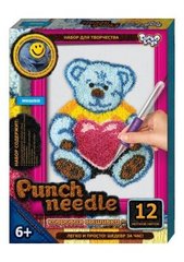 Килимова вишивка "Punch needle: Ведмідь з сердечком" PN-01-06 купити в Україні