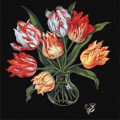 Картина по номерам "Изящные тюльпаны" ★★★★★ купить в Украине