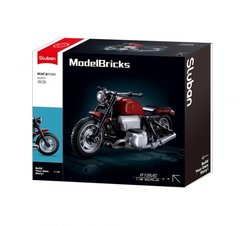 Конструктор Model Bricks Мотоцикл 17см, 1:22, M38-B1131 SLUBAN, 222 детали, в коробке (6903317537464) купить в Украине