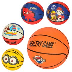 Мяч баскетбольный VA-0001-3 (80шт) размер 3, резина, 300г,рисунок-печать,микс видов,в кульке купить в Украине