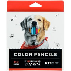 Олівці кольорові, 24 шт. Kite Dogs купити в Україні