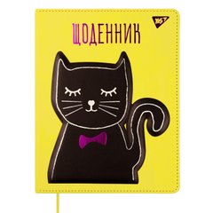 Щоденник шкільний YES PU твердий Cat. Gentlecat фольга, 3D об'ємний елемент купить в Украине