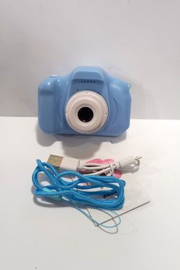 Фотоапарат C 48359, відео, фото, ігри, музика, підтримка microSD, в коробці (6900067483591) Голубой купити в Україні
