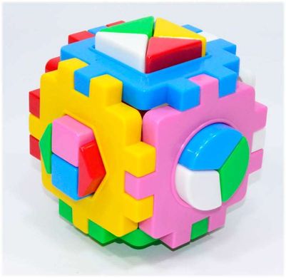 Куб "Розумний малюк" Логіка 2 12×12×12 см ТехноК 2469 купить в Украине