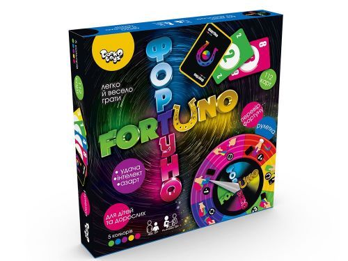 Розвиваюча настільна гра "ФортУно" велика укр (10) купить в Украине