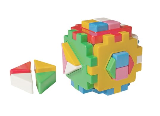 Куб "Розумний малюк" Логіка 2 12×12×12 см ТехноК 2469 купить в Украине