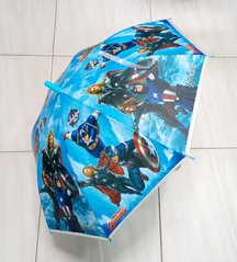 Зонтик детский MK 3630-8 Avengers, клеёнка Голубой купить в Украине
