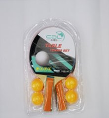 Теннис настольный ТТ2309 (50шт) 2 ракетки, 4 мячика, в слюде купить в Украине