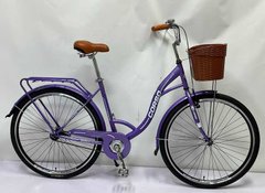 Велосипед міський Corso Fortuna 28`` FR-28146 (1) одношвидкісний, сталева рама 20``, корзина, багажник купить в Украине
