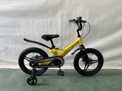 Велосипед 16" дюймів 2-х колісний Corso «REVOLT» MG-16080 (1) МАГНІЄВА РАМА, ЛИТІ ДИСКИ, ДИСКОВІ ГАЛЬМА, зібран на 75% купити в Україні