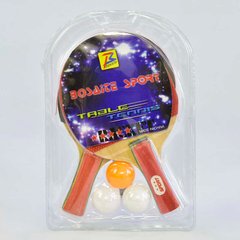 Ракетка С 34426 для пинг-понга (50) 3 шарика, в слюде купить в Украине
