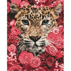 Картина по номерам "Леопард в цветах" КНО4185 40*50см Идейка (4823104322146) купить в Украине