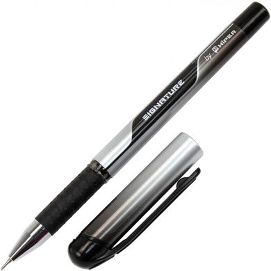 Ручка гелева Signature HG-105BK Hiper 0,6мм чорна купити в Україні