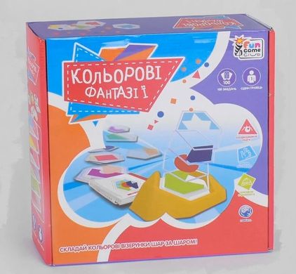 Развивающая игра UKВ-В 0041 "Цветные фантазии" 4FUN Game Club, в коробке (6904660046436) купить в Украине