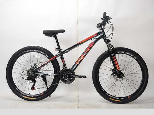 Велосипед Спортивний CORSO «PULSAR» 26" дюймів PL-26707 (1) рама алюмінієва 13’’, обладнання Shimano 21 швидкість, зібран на 75% купить в Украине