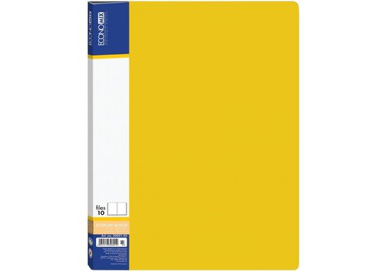 Папка з 10 файлами А4 E30601 Economix (4044572306012) Жёлтый купити в Україні