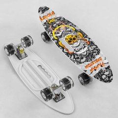Скейт A 71090 "Best Board" доска=60см, колёса PU, СВЕТЯТСЯ, d=6см (6900066347269) купить в Украине