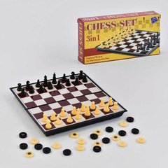 Шахматы 3108 (144/2) 2 в1, шашки, магнитные, в коробке купить в Украине