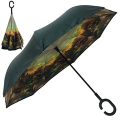 Зонт обратного сложения 110см 8сп MH-2713-18 (50шт) купить в Украине