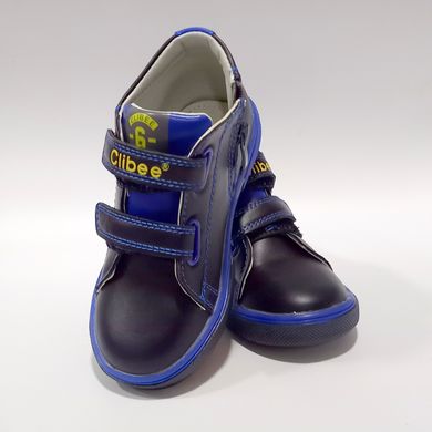Детские ботинки H130mix d.blue-yellow Clibee 21