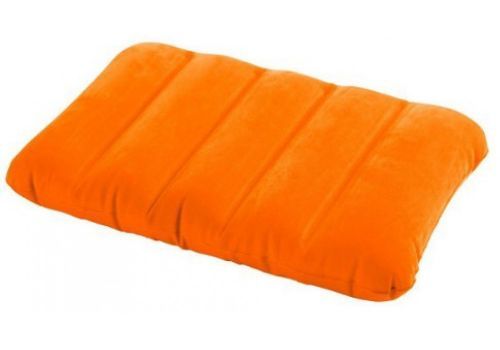 Подушка надувна велюр 68676 NP Intex (6941057403885) Оранжевый купити в Україні
