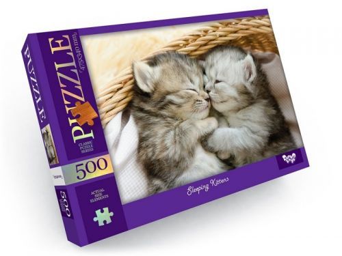Пазли "Сплячі кошенята" 500 ел купити в Україні