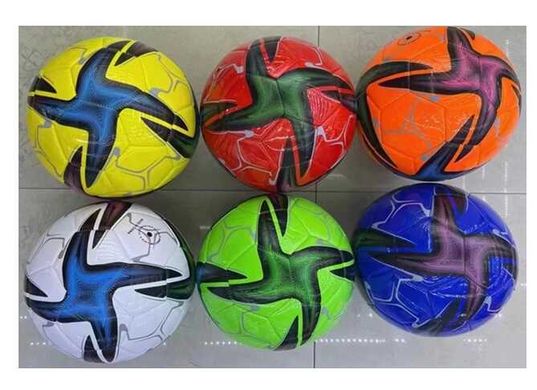 М"яч футбольний C 62385 (80) "TK Sport", 6 видів, вага 300-310 грамів, гумовий балон, матеріал PVC, розмір №5, ВИДАЄТЬСЯ МІКС купити в Україні