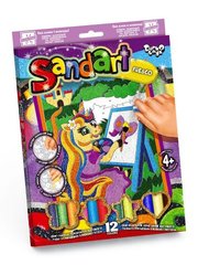 Фреска из цветного песка "Sandart" Радужная пони купить в Украине