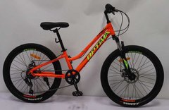 Велосипед Спортивний Corso «OPTIMA» 24" дюйми TM-24114 (1) рама алюмінієва 11``, обладнання Shimano 7 швидкістей, зібран на 75% купить в Украине
