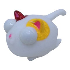 Іграшка-антистрес "Popping eyes: Котик" (білий)