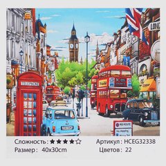 Картини за номерами 32338 (30) "TK Group", "Прогулянка Лондоном", 40*30см, в коробці купити в Україні