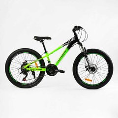 Велосипед Спортивний Corso «SkyLine» 24" дюймів SL- 24125 (1) рама алюмінієва 11’’, обладнання Shimano 21 швидкість, зібран на 75% купить в Украине