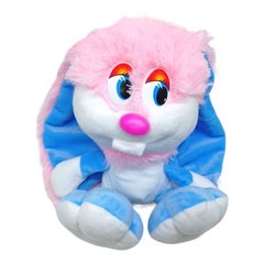Мʼяка іграшка "Зайчик-вушастик", 30 см (блакитний) купити в Україні