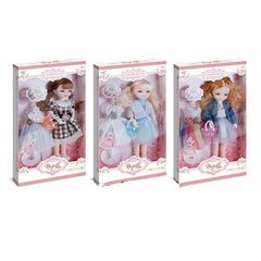 Кукла YF1102I (24шт) шарнирная 29см, сумочка, манекен, платье, 3вида, в кор-ке, 22-39-5,5см купить в Украине