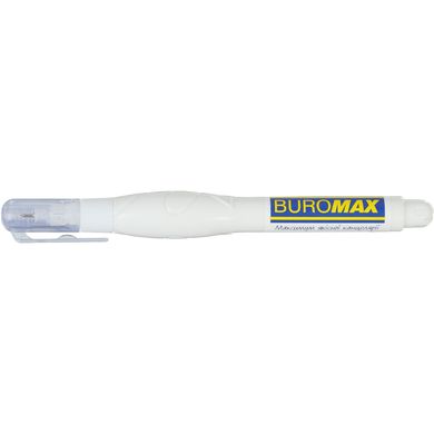 Корректор-ручка, 5 мл, спиртовая основа, металлический наконечник BM.1058 BUROMAX (4823078927972) купить в Украине