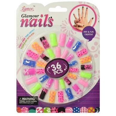 Накладні нігті "Glamour Nails" 36шт C3287 (6965487402232) купити в Україні