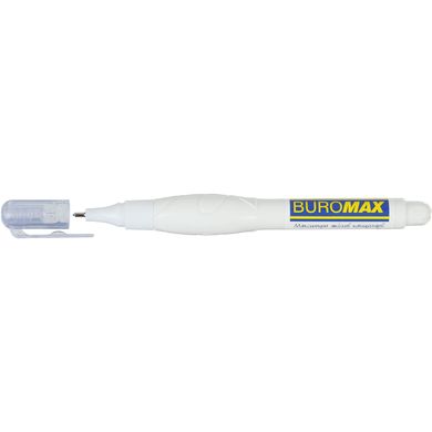 Коректор-ручка, 5 мл, спиртова основа, металевий наконечник BM.1058 BUROMAX (4823078927972) купити в Україні