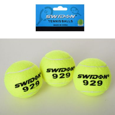 Тенісні м'ячі MS 1178-1 в кульку 3 шт., 1 сорт, 40% натур. шерсть, тренув., кул., Ціна за 1шт (продається кратно 3шт) купити в Україні
